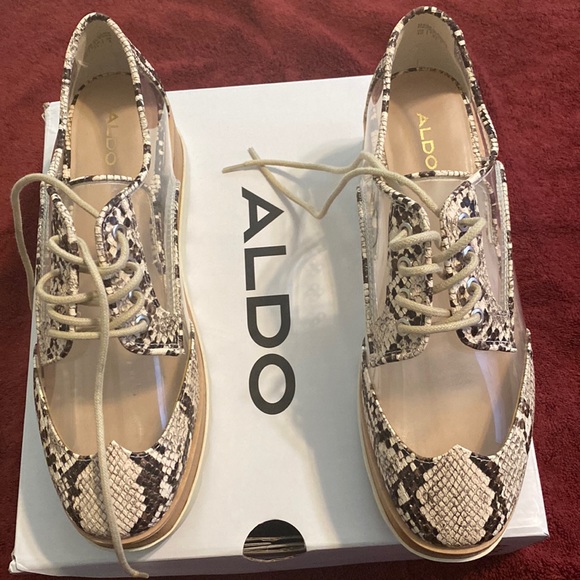 Aldo Shoes - ALDO SASSAFRAS Sandals, Size 10, Color Snake, Worn Twice, Box